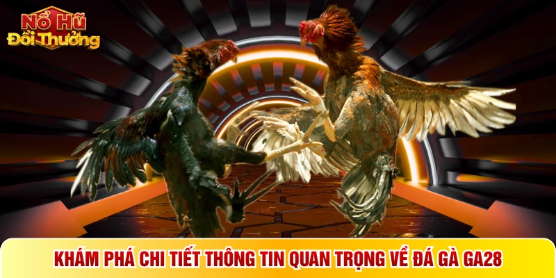 Khám phá chi tiết thông tin quan trọng về đá gà GA28