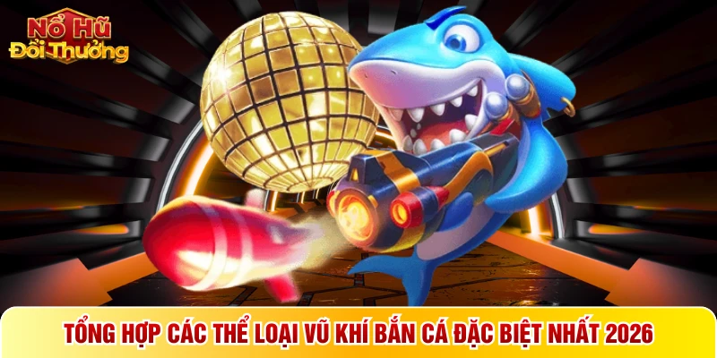 Tổng hợp các thể loại vũ khí bắn cá đặc biệt nhất 2026